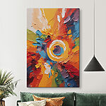 Wandbilder Canvas prints Painting of a circle