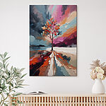 Wandbilder Canvas prints Tree in the water