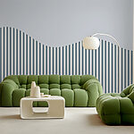 Fototapeten Grau und weiß gestreifter Hintergrund