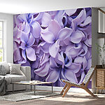 Fototapeten Gruppe violetter Blumen