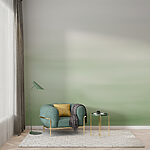 Fototapeten Weißer und grüner Hintergrund