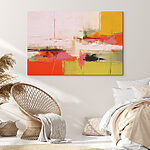 Wandbilder Bemalung einer bunten Wand