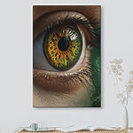 Wandbilder Sunburst-Iris, Fenster zur Seele