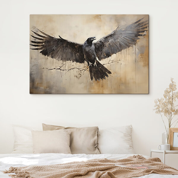 Vogel mit ausgebreiteten Flügeln Wandbilder Vogel mit ausgebreiteten Flügeln