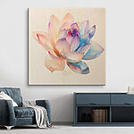 Wandbilder Strahlende Blüte in Pastelltönen
