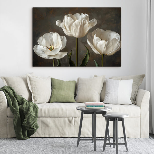 Gruppe von weißen Blumen Wandbilder Gruppe von weißen Blumen