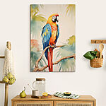 Wandbilder Bunter Vogel auf einem Zweig