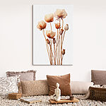 Wandbilder Gruppe von Blumen mit Knospen