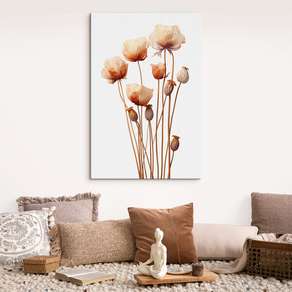 Gruppe von Blumen mit Knospen Wandbilder Gruppe von Blumen mit Knospen