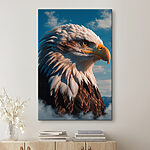 Wandbilder Majestätischer Adler überragt die Wolken