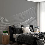 Fototapeten Weiße Linien auf grauem Hintergrund