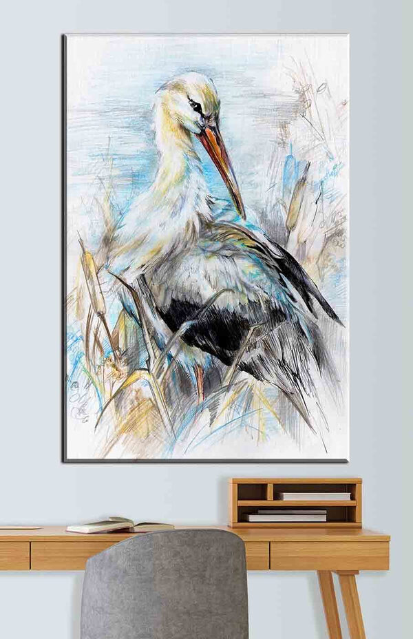 Zeichnung eines Vogels Wandbilder Zeichnung eines Vogels