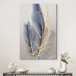 Wandbilder Elegante Federn in heiterem Design.