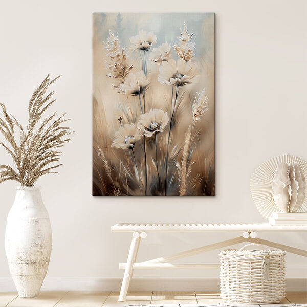 Malerei von Blumen und Gras Wandbilder Malerei von Blumen und Gras