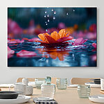 Wandbilder Blume im Wasser