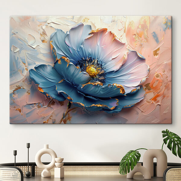 Elegante Blütenblätter im impressionistischen Stil Wandbilder Elegante Blütenblätter im impressionistischen Stil
