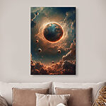 Wandbilder Planet am Himmel