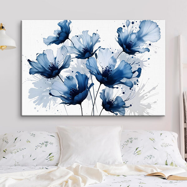 Gruppe von blauen Blumen Wandbilder Gruppe von blauen Blumen