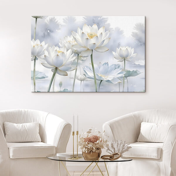 Gruppe von weißen Blumen Wandbilder Gruppe von weißen Blumen