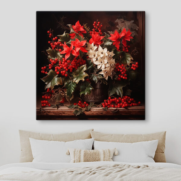 Malerei von Blumen und Beeren Wandbilder Malerei von Blumen und Beeren