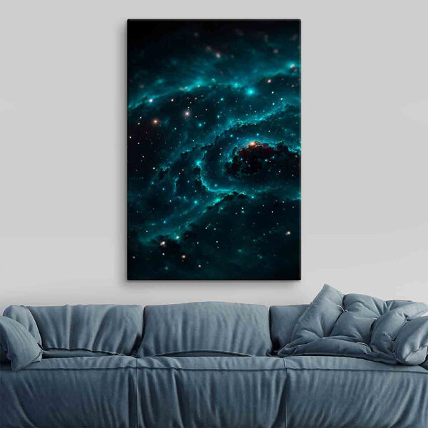 Galaxie im Weltraum mit Sternen Wandbilder Galaxie im Weltraum mit Sternen