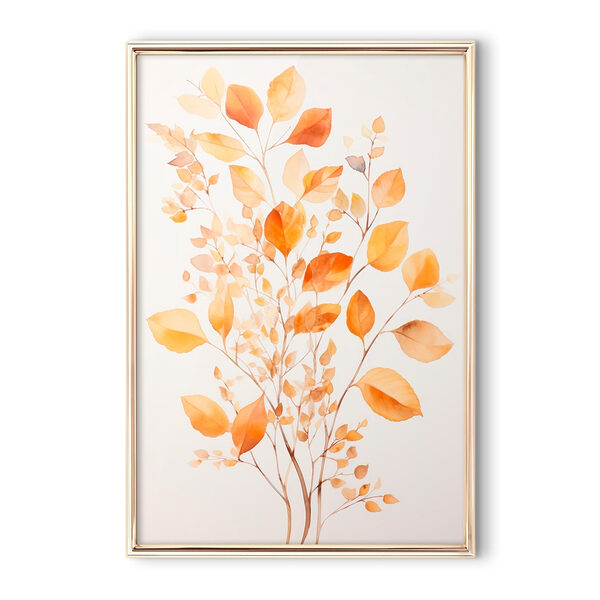 Aquarellmalerei von Blättern Wandbilder Aquarellmalerei von Blättern