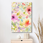 Wandbilder Aquarellmalerei von Blumen