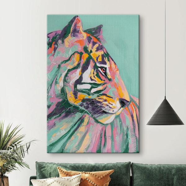 Gemälde eines Tigers Wandbilder Gemälde eines Tigers