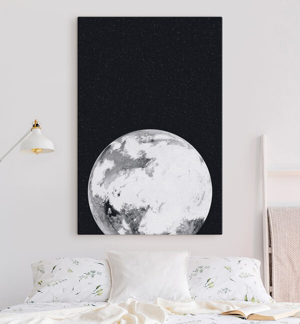Planet im Weltraum mit Sternen Wandbilder Planet im Weltraum mit Sternen