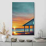 Wandbilder Haus am Wasser