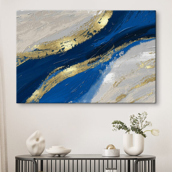 Wandbilder Ozean trifft auf metallisches Terrain