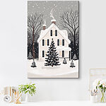 Wandbilder Haus mit Baum vor dem Haus