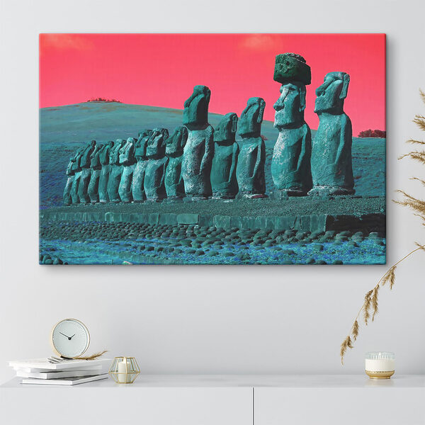 Gruppe von Statuen in einer Reihe Wandbilder Gruppe von Statuen in einer Reihe