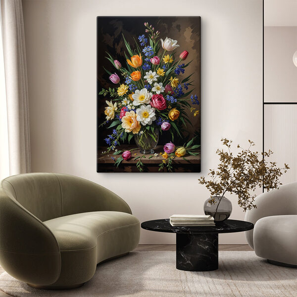 Vase mit Blumen Wandbilder Vase mit Blumen