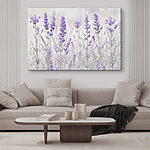 Wandbilder Gruppe violetter Blumen