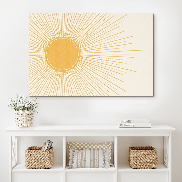 Sonne mit Linien und Punkten Wandbilder Sonne mit Linien und Punkten