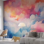 Fototapeten Bunte Wolken am Himmel