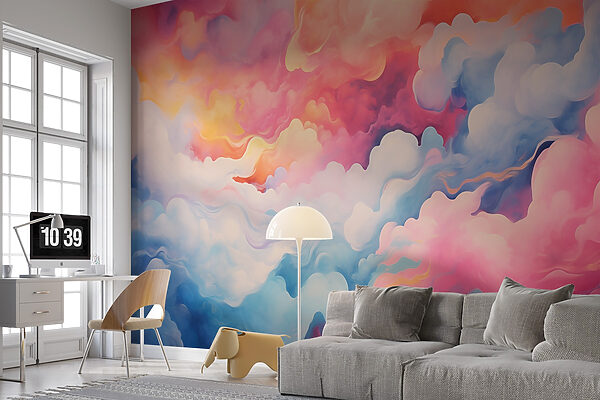 Bunte Wolken am Himmel Fototapeten Bunte Wolken am Himmel