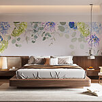 Fototapeten Zartes Blumendesign für jede Gelegenheit