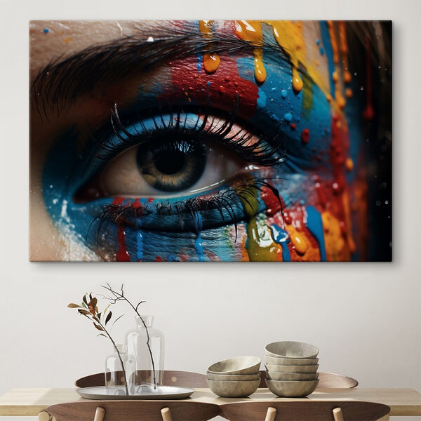 Lebendige Farben verwandeln das Auge’s Schönheit Wandbilder Lebendige Farben verwandeln das Auge’s Schönheit