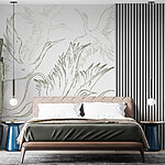 Fototapeten Zeichnung von fliegenden Vögeln