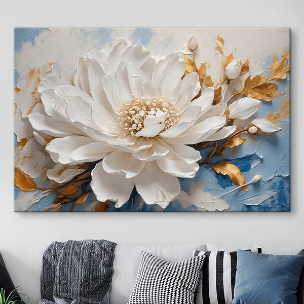 Elegantes Blumenarrangement mit sanften Tönen Wandbilder Elegantes Blumenarrangement mit sanften Tönen