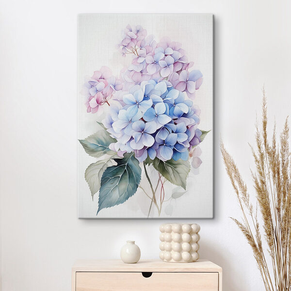 Gemälde von Blumen auf weißem Hintergrund Wandbilder Gemälde von Blumen auf weißem Hintergrund