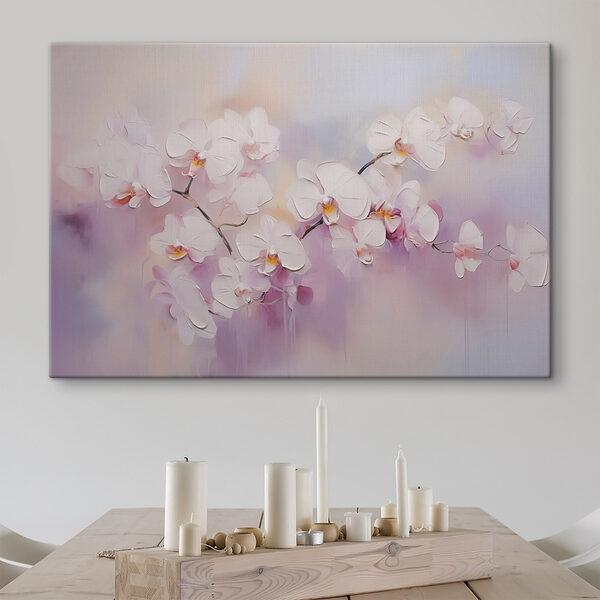 Malerei von weißen Blumen Wandbilder Malerei von weißen Blumen