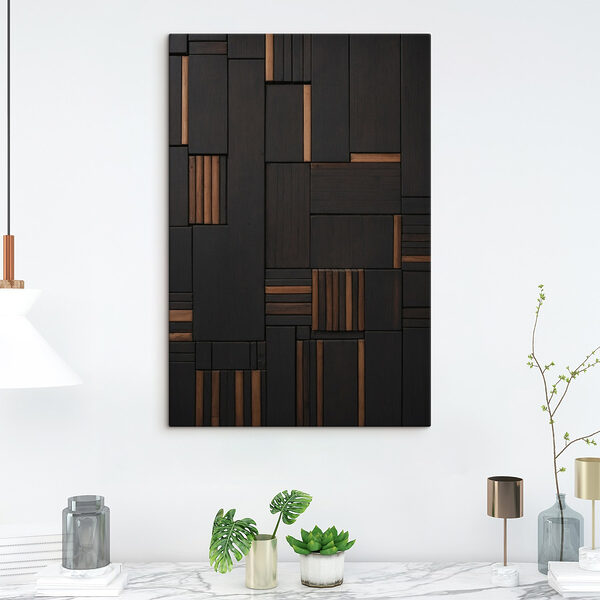 Schwarze und braune Holzwand Wandbilder Schwarze und braune Holzwand