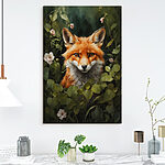 Wandbilder Fuchs im Busch