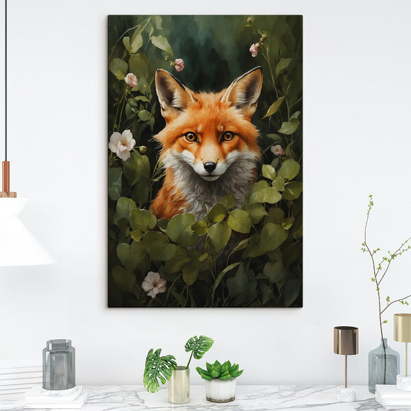 Fuchs im Busch Wandbilder Fuchs im Busch