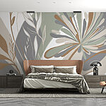 Fototapeten Zarte Muster in sanften Farben