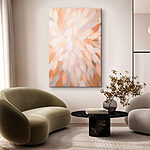 Wandbilder Zarte Blütenblätter in sanften Farbtönen