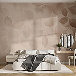 Fototapeten Zarte Blätter tanzen im sanften Licht